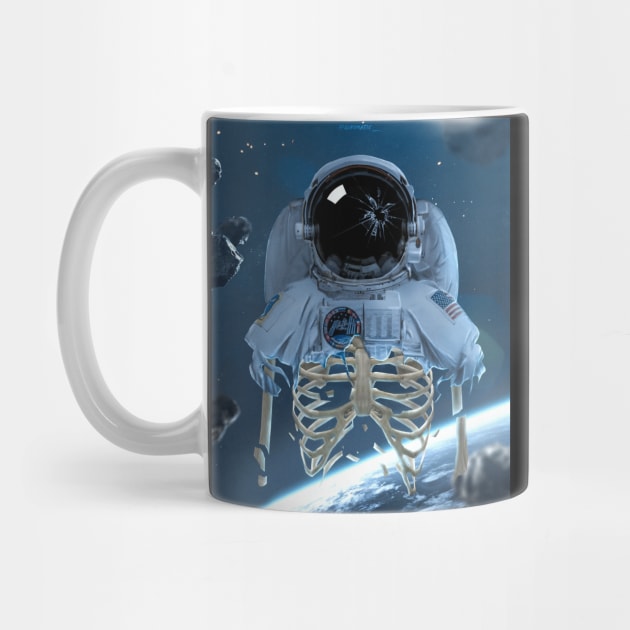 Astronaut Skeleton by sidomatic